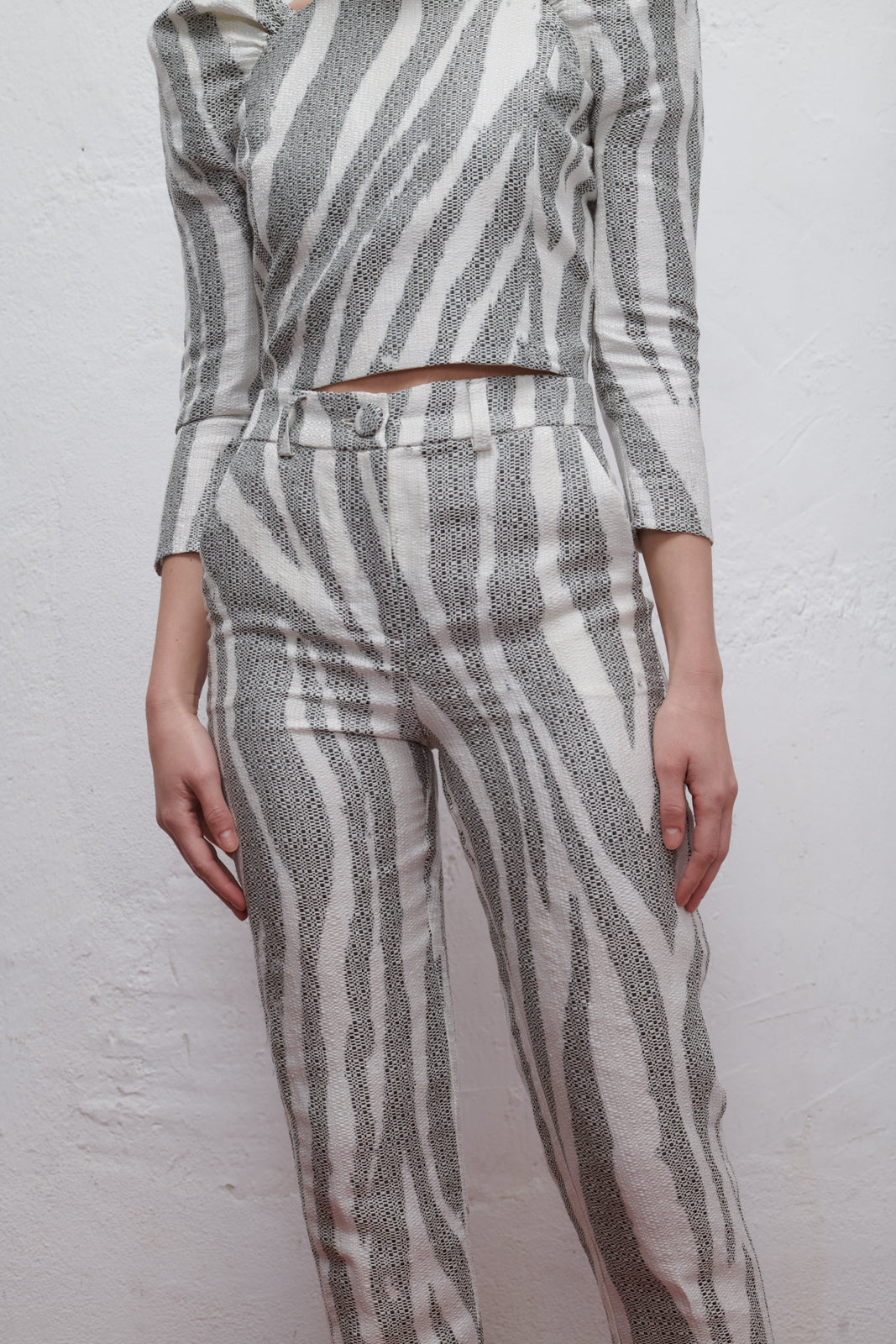 THREE RUSTIC ZEBRA PANTS